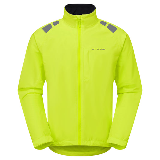 Ettore Waterproof Cycling Jacket Breathable High Visibility - Night Eagle Evo - Mens