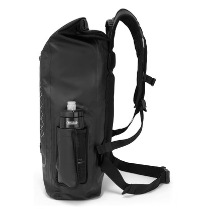 Ettore Echo Cycling Rucksack 100% Waterproof Dry Bag Roll Top - Black