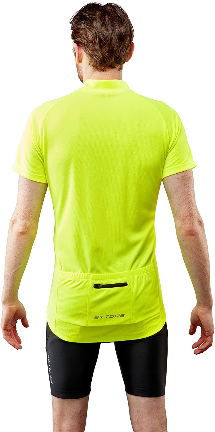 Ettore Vesica Mens Breathable Quick Dry Cycling Jersey Top Short